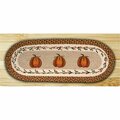 Capitol Earth Rugs Harvest Pumpkin Oval Runner 68-222HP